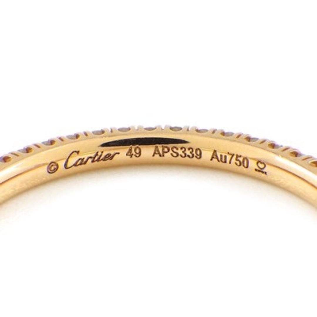 Cartier(カルティエ)のカルティエ Cartier リング エタンセル B4210549 フルエタニティ サークル ダイヤモンド K18PG 8.5号 / #49 【中古】 レディースのアクセサリー(リング(指輪))の商品写真