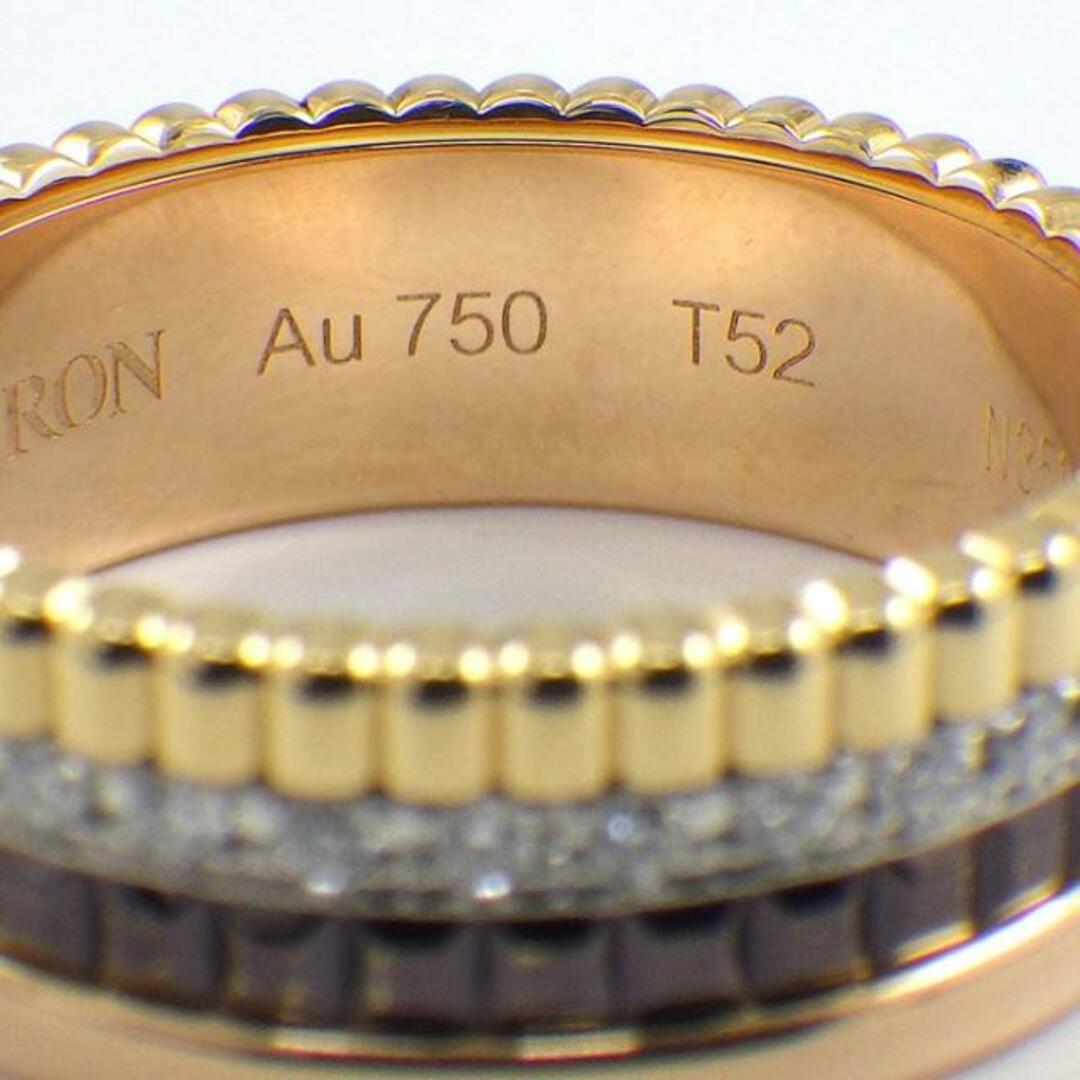 BOUCHERON(ブシュロン)のブシュロン BOUCHERON リング キャトル クラシック スモール JRG00627 33ポイント ダイヤモンド 0.24ct ブラウンPVD K18PG K18WG K18YG 12号 / #52 【中古】 レディースのアクセサリー(リング(指輪))の商品写真