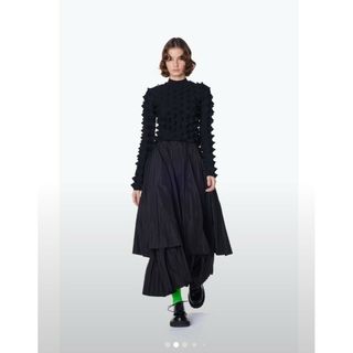 エンフォルド(ENFOLD)の最終値下げ　エンフォルド　DOUBLE-PLEATED SKIRT　36(ロングスカート)