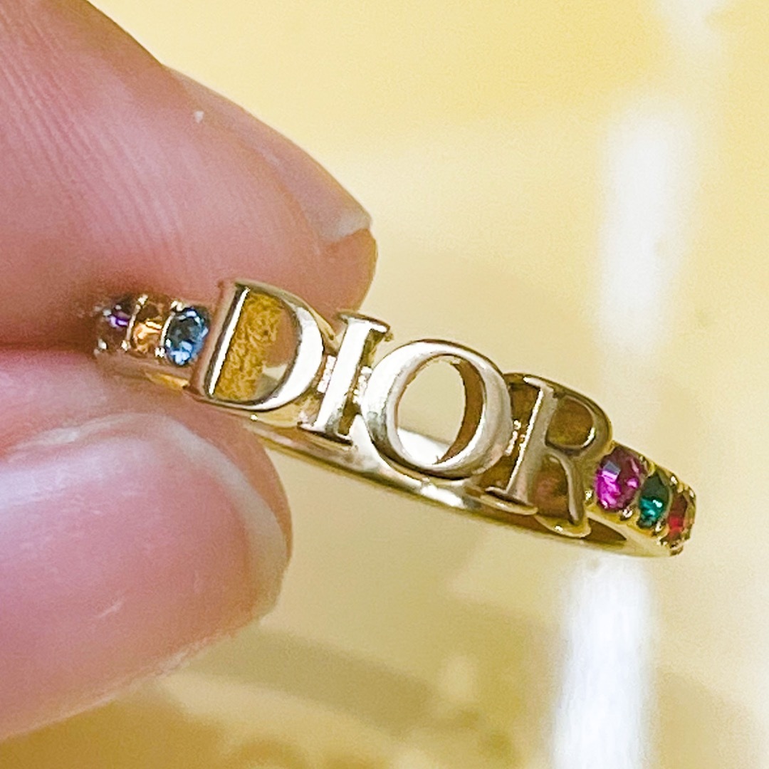 DIOR ディオール カラフルストーン リング