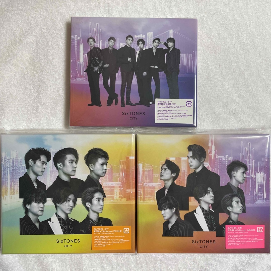 SixTONES - CITY 3形態セットの通販 by S 's shop|ストーンズならラクマ