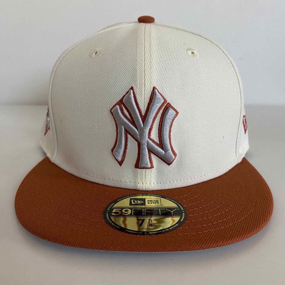 ツバ裏グレー New Era Cap 5/8 ヤンキース ニューエラ キャップ帽子