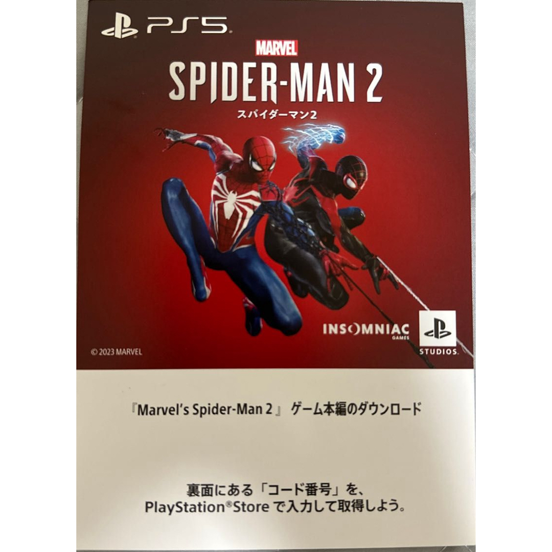 新品 早期特典付き スパイダーマン2