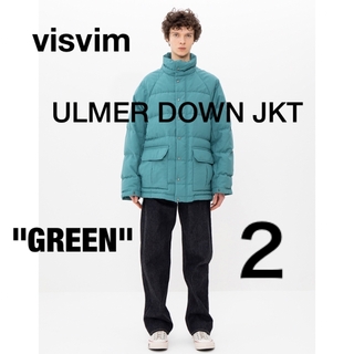 ヴィスヴィム(VISVIM)のvisvim ULMER DOWN JKT GREEN サイズ2新品未使用完売品(ダウンジャケット)