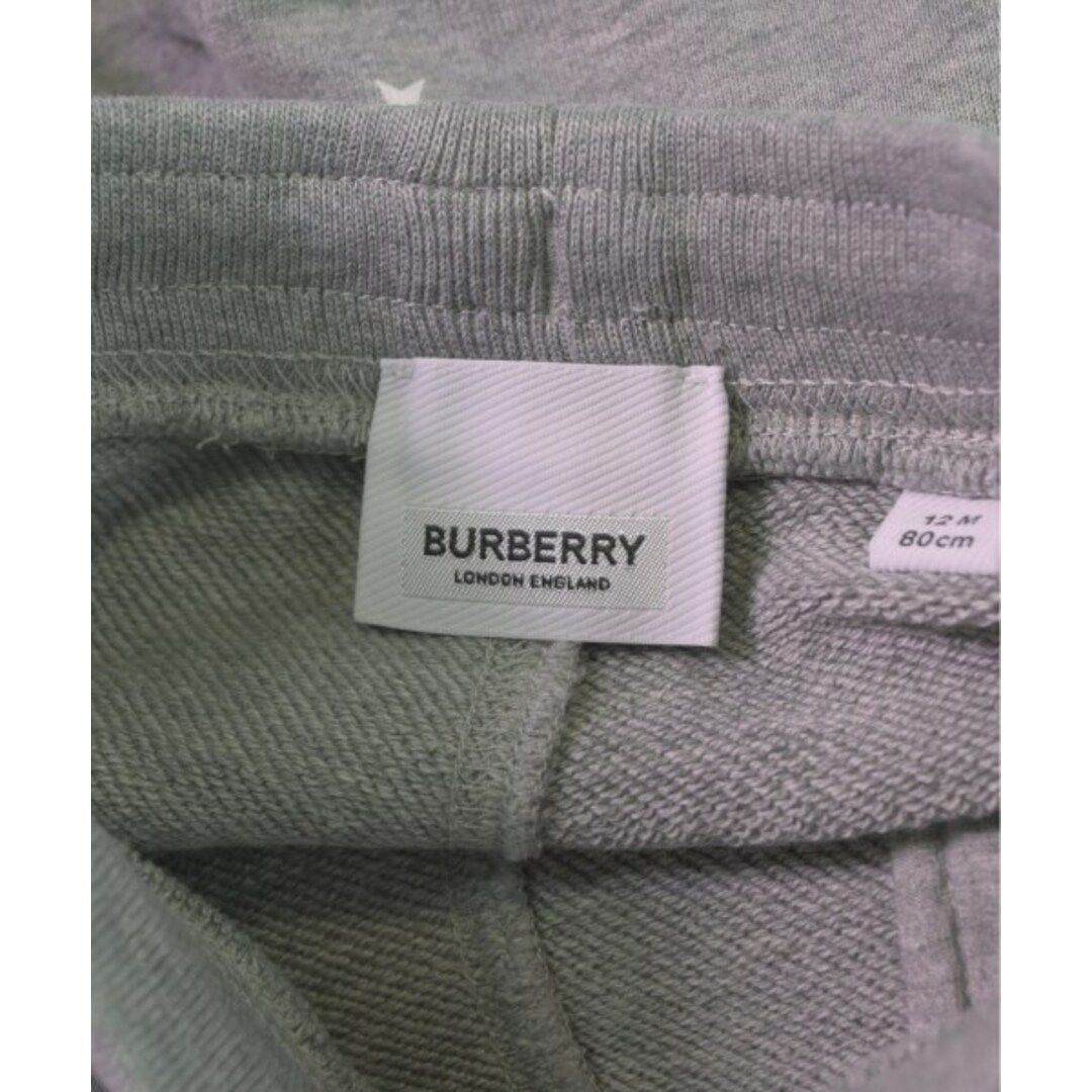 BURBERRY - BURBERRY バーバリー パンツ(その他) 80 グレーx白 BURBERRY - BURBERRY バーバリー パンツ(その他) 80 グレーx白