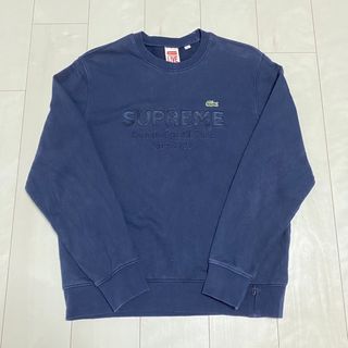 シュプリーム(Supreme)のsupremeラコステ　コラボトレーナー 古着(スウェット)