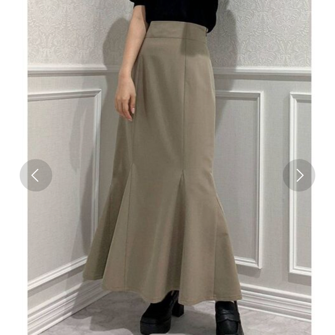 dazzlin(ダズリン)のハイウエストマーメイドラインスカート レディースのスカート(ロングスカート)の商品写真