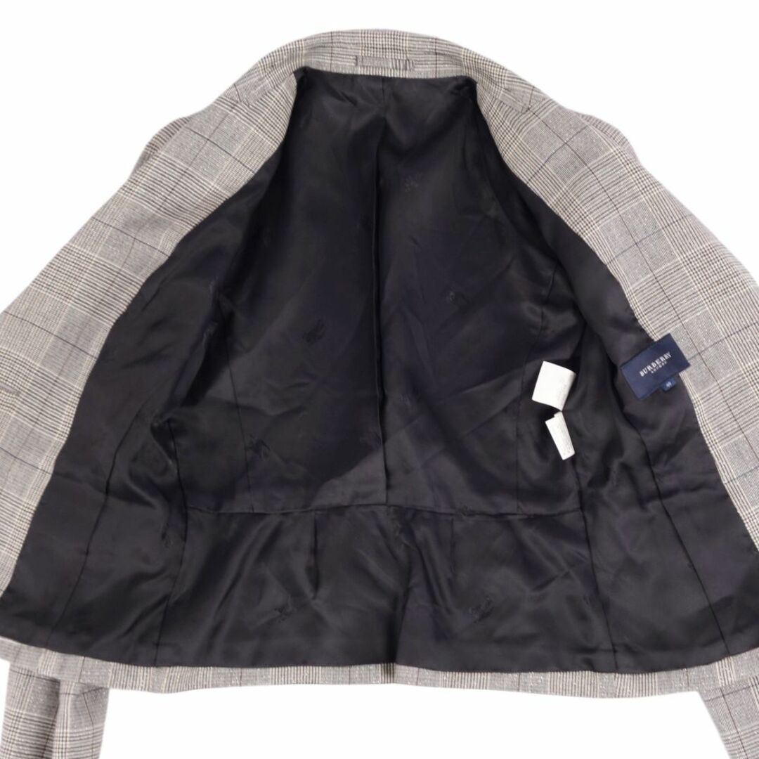 美品 バーバリー ロンドン BURBERRY LONDON セットアップ パンツスーツ チェック ウール ジャケット パンツ レディース ジャケット:40 パンツ:38 グレー 美品 バーバリー ロンドン BURBERRY LONDON セットアップ パンツスーツ チェック ウール ジャケット パンツ レディース ジャケット:40 パンツ:38 グレー