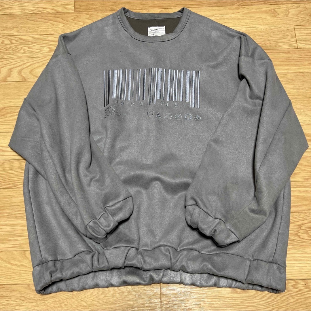 Shareef "BARCODE" MICRO SUEDE SWEAT サイズ1