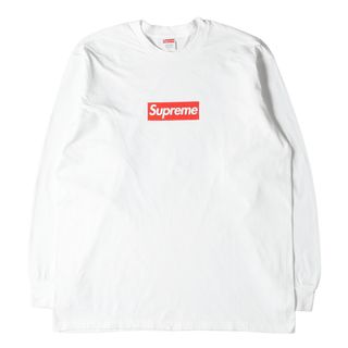 シュプリーム(Supreme)のSupreme シュプリーム Tシャツ サイズ:L 20AW ボックスロゴ ロングスリーブ Tシャツ Box Logo L/S Tee ホワイト 白 トップス カットソー 長袖 クルーネック【メンズ】【中古】(Tシャツ/カットソー(七分/長袖))