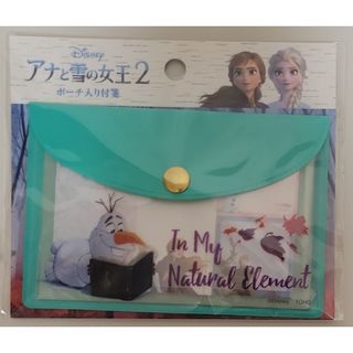 アナトユキノジョオウ(アナと雪の女王)の【未開封品】アナと雪の女王2　ポーチ入り付箋　ディズニー(ノート/メモ帳/ふせん)