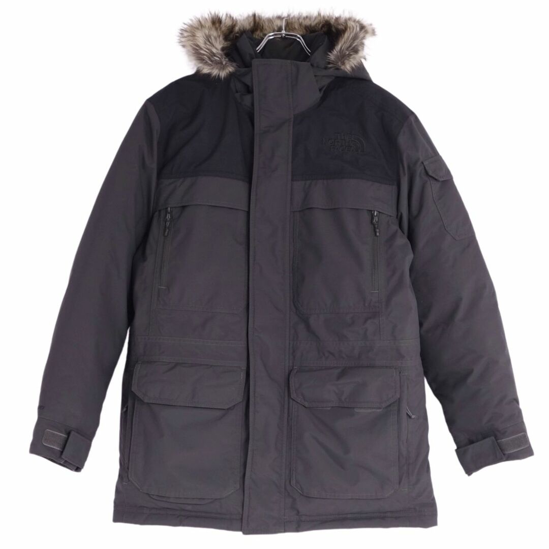 美品 ザノースフェイス THE NORTH FACE ジャケット ダウンジャケット MCMURDO PARKA III ND51903Z フェイクファー アウター メンズ M ブラック/グレーナイロン100％裏地