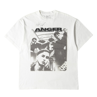 VINTAGE ヴィンテージ 2002 EMINEM Anger Management Ludacris Rap Tee エミネム 両面プリント クルーネック半袖Tシャツ ホワイト