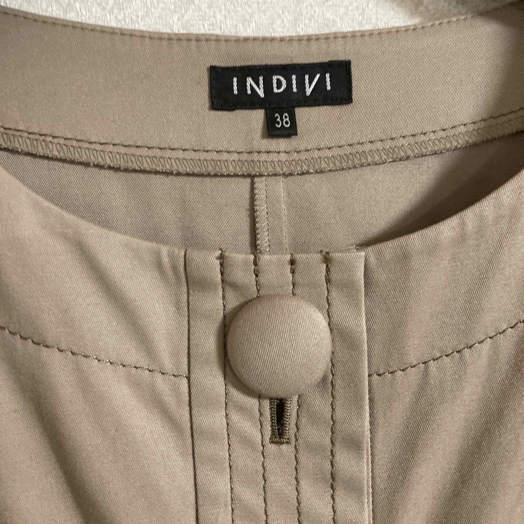 INDIVI(インディヴィ)のINDIVI コートドレス レディースのジャケット/アウター(スプリングコート)の商品写真