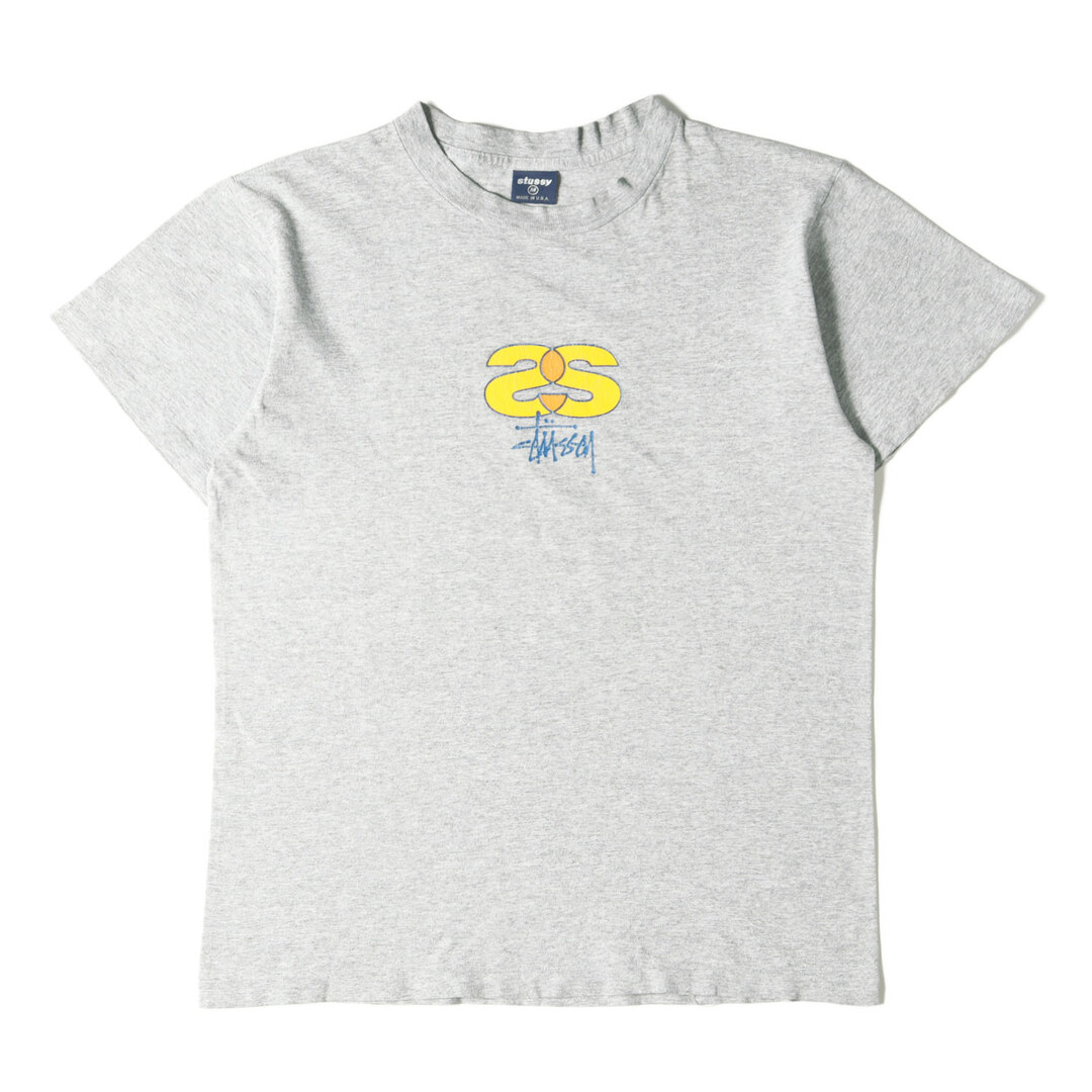 STUSSY ステューシー Tシャツ サイズ:M 90s OLD STUSSY 紺タグ SS