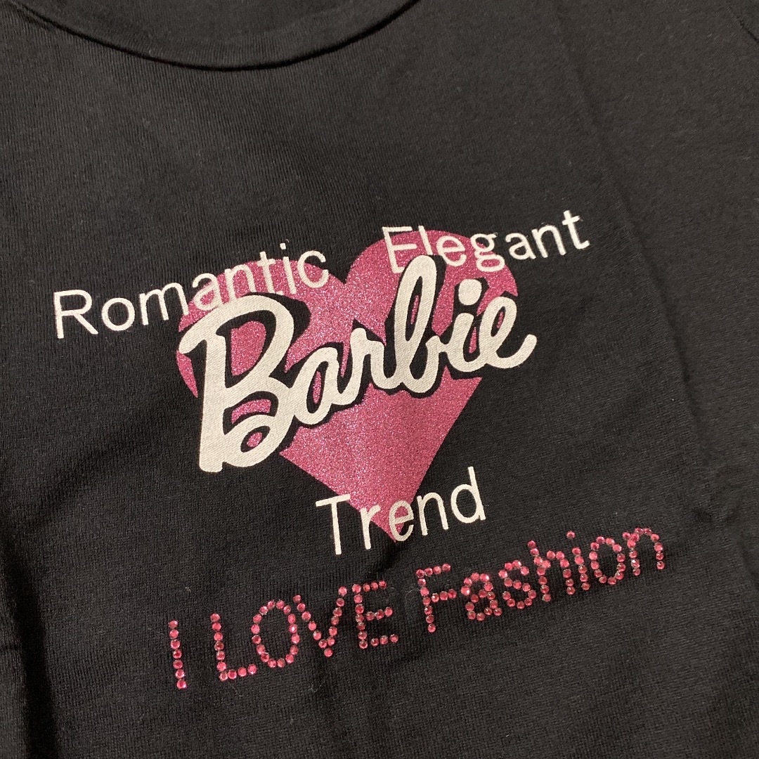Barbie ベロアパーカー&Tシャツセット 4