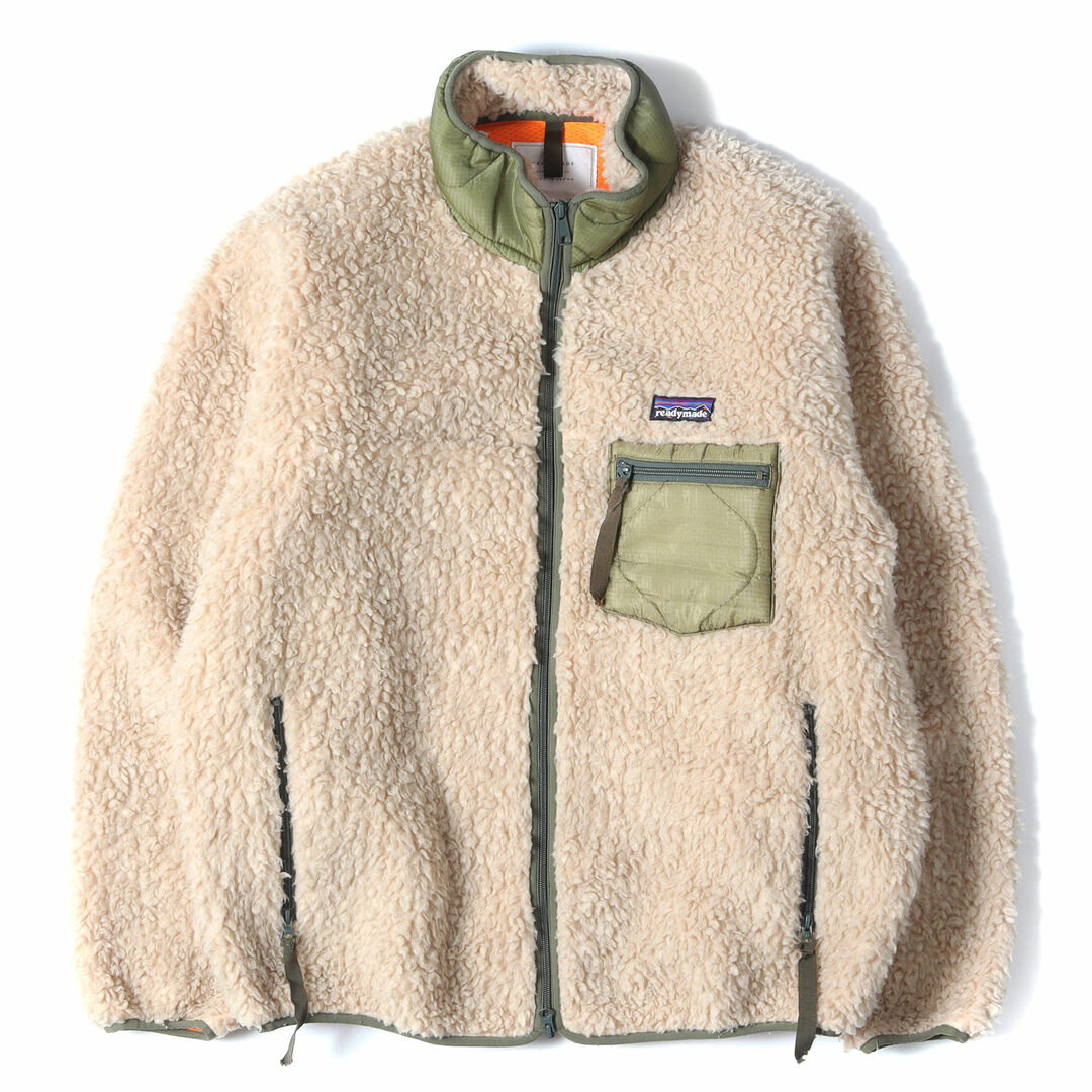 READYMADE レディメイド ジャケット サイズ:3 21AW オーバーサイズ ボアフリース テディ ジャケット TEDDY JACKET  ベージュ カーキ 日本製 アウター ブルゾン【メンズ】【中古】 | フリマアプリ ラクマ