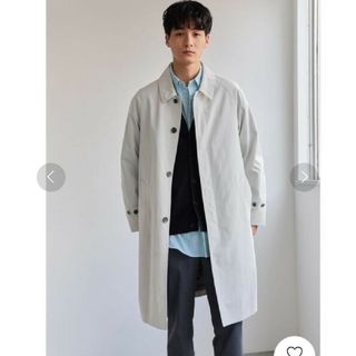 新品ユナイテッドアローズグリーンレーベル ロング ステンカラーコート/L
