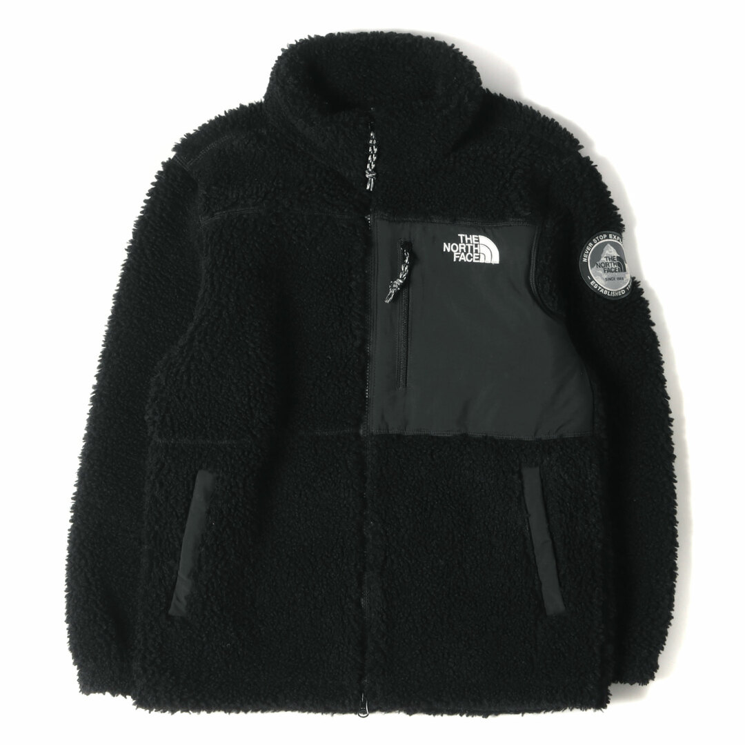 THE NORTH FACE ノースフェイス ジャケット サイズ:S 海外限定 プレイ グリーン フリース ボア ジャケット PLAY GREEN FLEECE JACKET ブラック 黒 アウター ブルゾン 【メンズ】【美品】