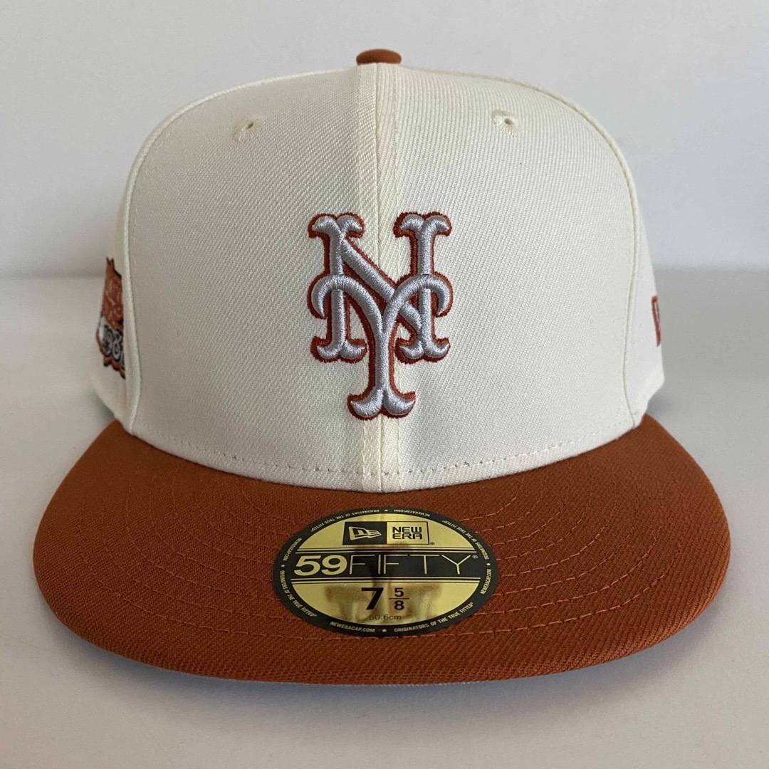 NEW ERA(ニューエラー)のツバ裏グレー New Era Cap 5/8 メッツ ニューエラ キャップ 帽子 メンズの帽子(キャップ)の商品写真