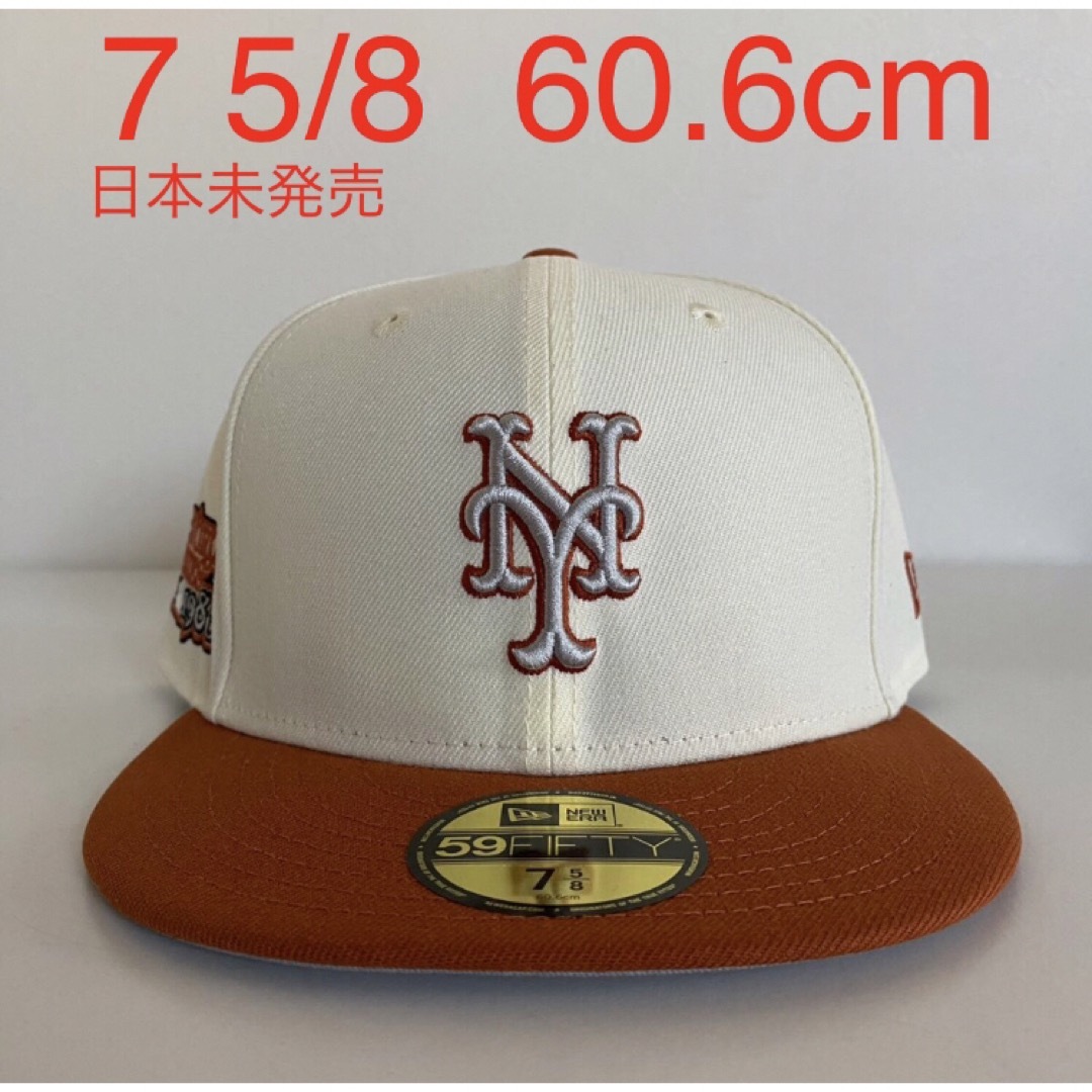 NEW ERA(ニューエラー)のツバ裏グレー New Era Cap 5/8 メッツ ニューエラ キャップ 帽子 メンズの帽子(キャップ)の商品写真