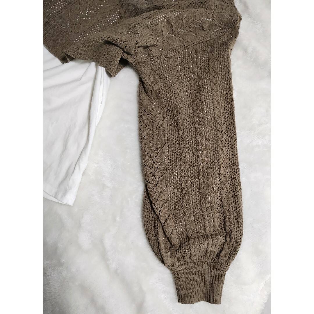 MURUA 2点セット 短め セーター 薄 ニット 白 ロンT レディースのレディース その他(セット/コーデ)の商品写真