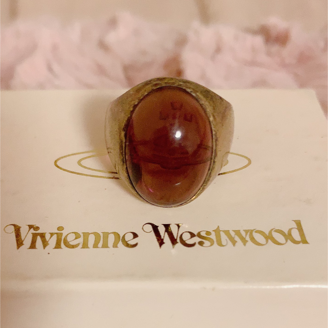 Vivienne Westwood(ヴィヴィアンウエストウッド)の★希少★ Vivienne Westwood カボション リング ★レア★ レディースのアクセサリー(リング(指輪))の商品写真