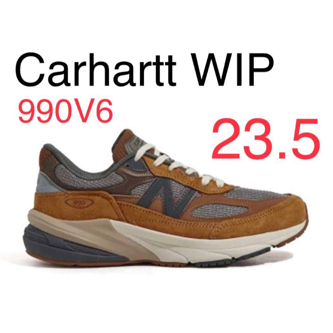 New Balance(ニューバランス)の【新品】Carhartt New Balance 990V6 カーハート23.5 メンズの靴/シューズ(スニーカー)の商品写真