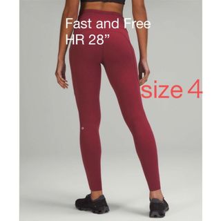 lululemon - 新品 ルルレモンFast and Free HR 28” *Brushedの通販 by