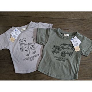 トイザラス(トイザらス)の【新品未使用】ベビーTシャツ　２枚セット　80cm　男の子(Ｔシャツ)