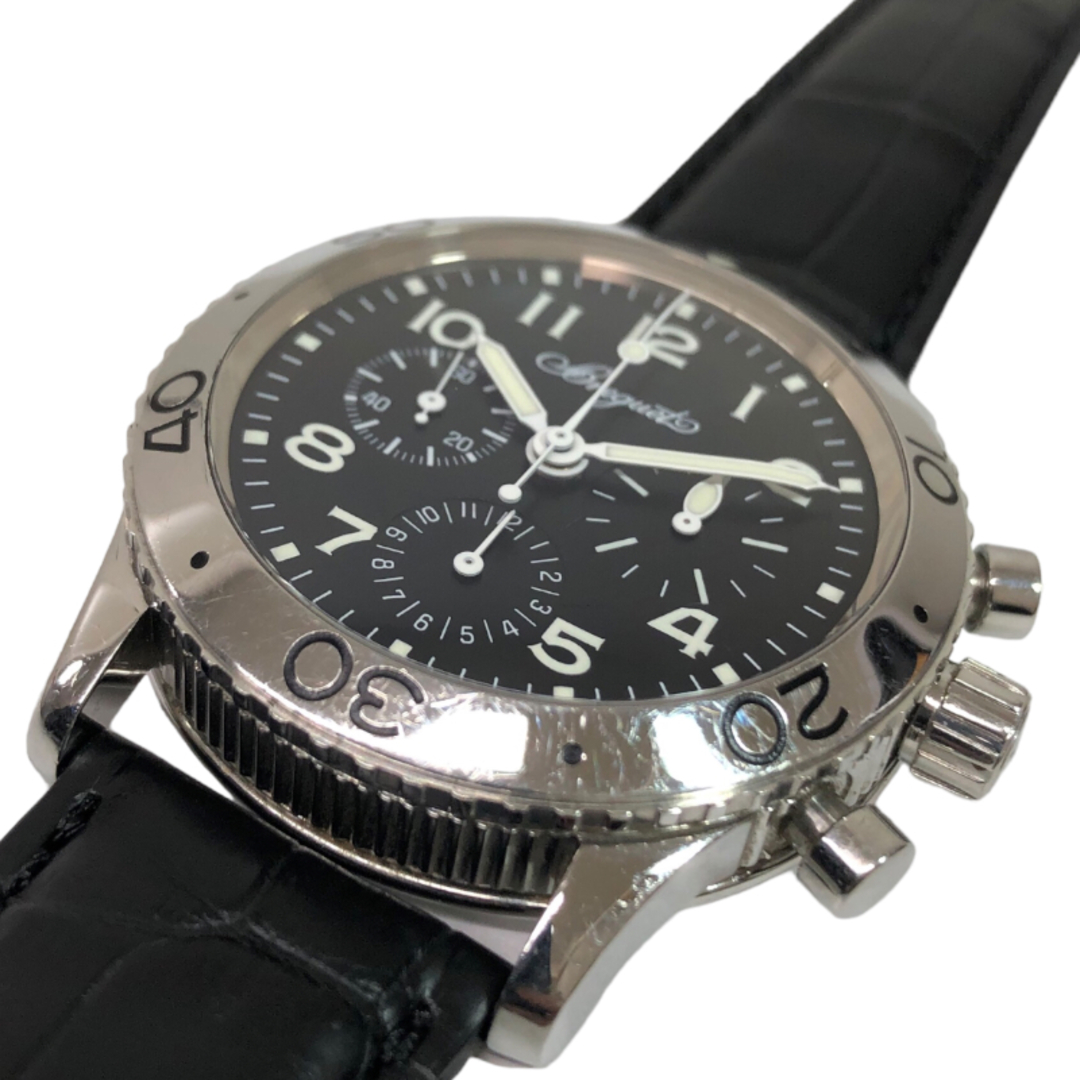 ブレゲ Breguet アエロナバルタイプ　XX 3800ST/92/3W6 ブラック ステンレススチール SS メンズ 腕時計