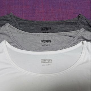 【ユニクロ】ヒートテック 150 3枚セット(Tシャツ/カットソー)