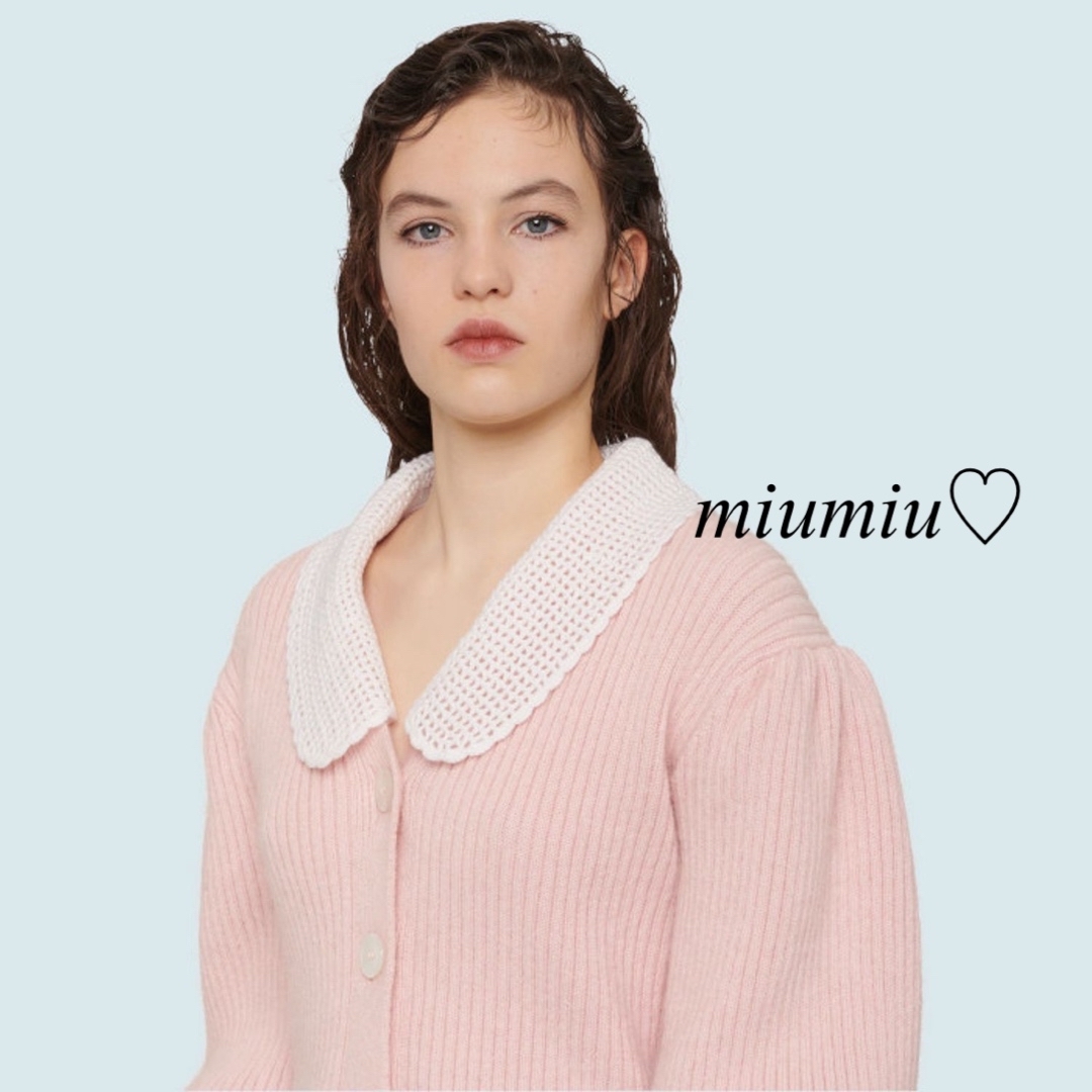 ニット/セーターご専用です　miumiu♡ 2021年 モヘアニットカーディガン