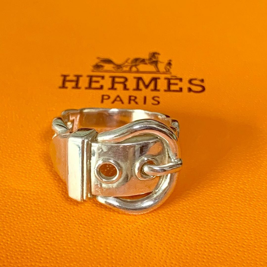 HERMES エルメス 希少 8号 ディアンヌ リング シルバー