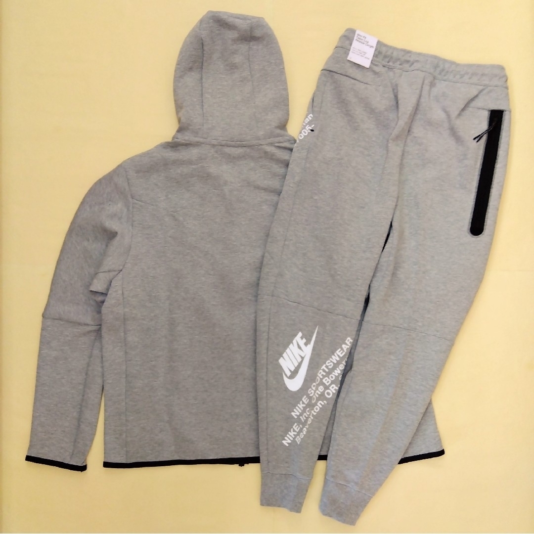 グレー NIKE テックフリース パーカー スウェット ジョガーパンツ  2XL