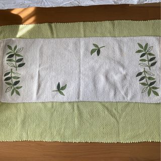 キッチンマット　46×122cm アイボリー(キッチンマット)