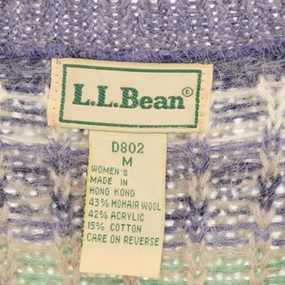 L.L.Bean - 古着 80年代 エルエルビーン L.L.Bean 総柄 モヘア ...