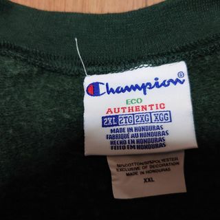 Champion　目なしハーフジップスウェットトレーナー古着2XLビッグサイズ