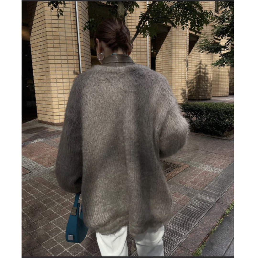 Ameri VINTAGE(アメリヴィンテージ)のAmeri 新品♡ 2WAY MOHAIR SHAGGY KNIT♡ レディースのトップス(カーディガン)の商品写真