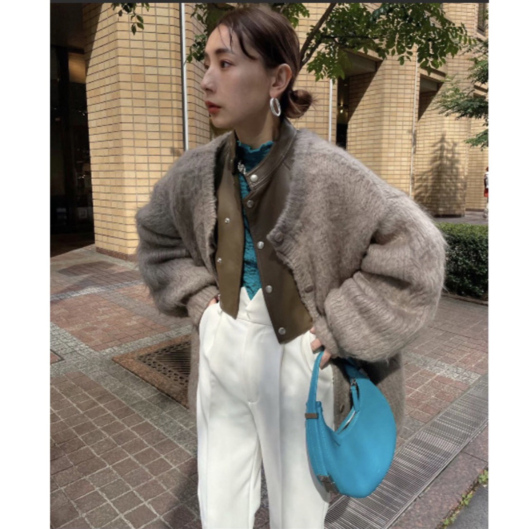 Ameri VINTAGE(アメリヴィンテージ)のAmeri 新品♡ 2WAY MOHAIR SHAGGY KNIT♡ レディースのトップス(カーディガン)の商品写真