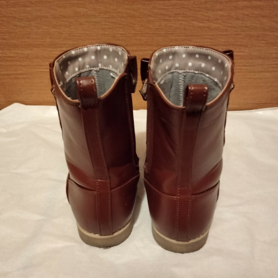 Shirley Temple(シャーリーテンプル)のシャーリーテンプル20cm リボンブーツ キッズ/ベビー/マタニティのキッズ靴/シューズ(15cm~)(ブーツ)の商品写真