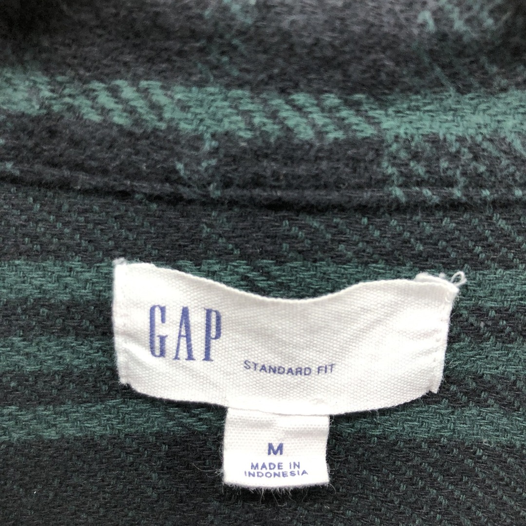 GAP(ギャップ)の古着 ギャップ GAP 長袖 ヘビーネルチェックシャツ メンズL /eaa385409 メンズのトップス(シャツ)の商品写真