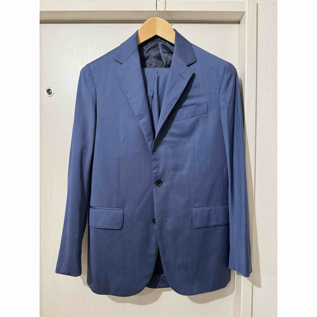 GINGER掲載商品】 CARUSO LoroPiana ホップサック ネイビー ZELANDER