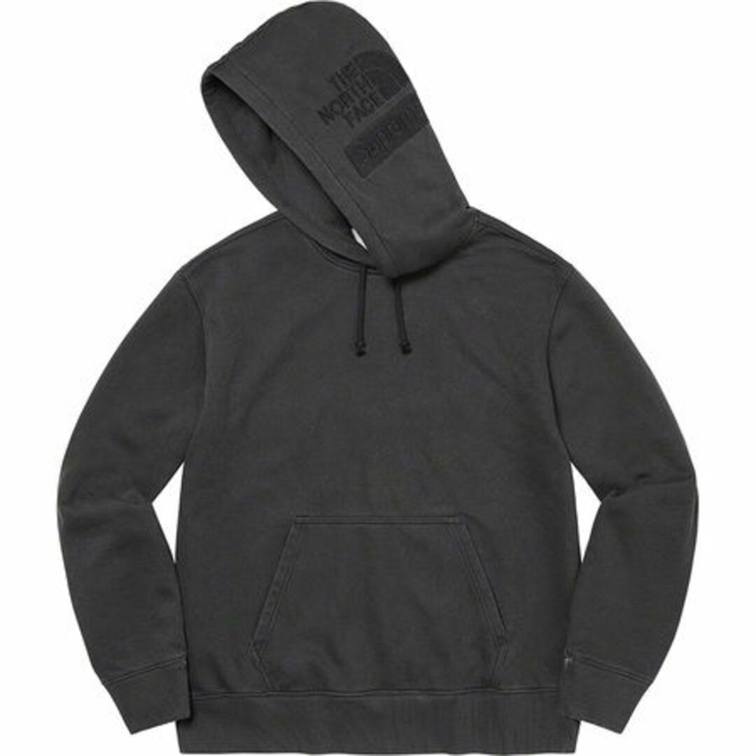 新品【黒・S】Pigment Printed Hooded Sweatshirt