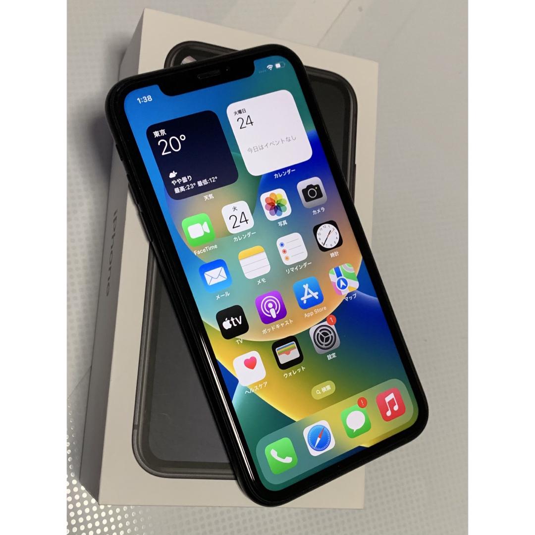 【最終価格】❸ iPhone XR 64GB SIMフリー BT89％のサムネイル