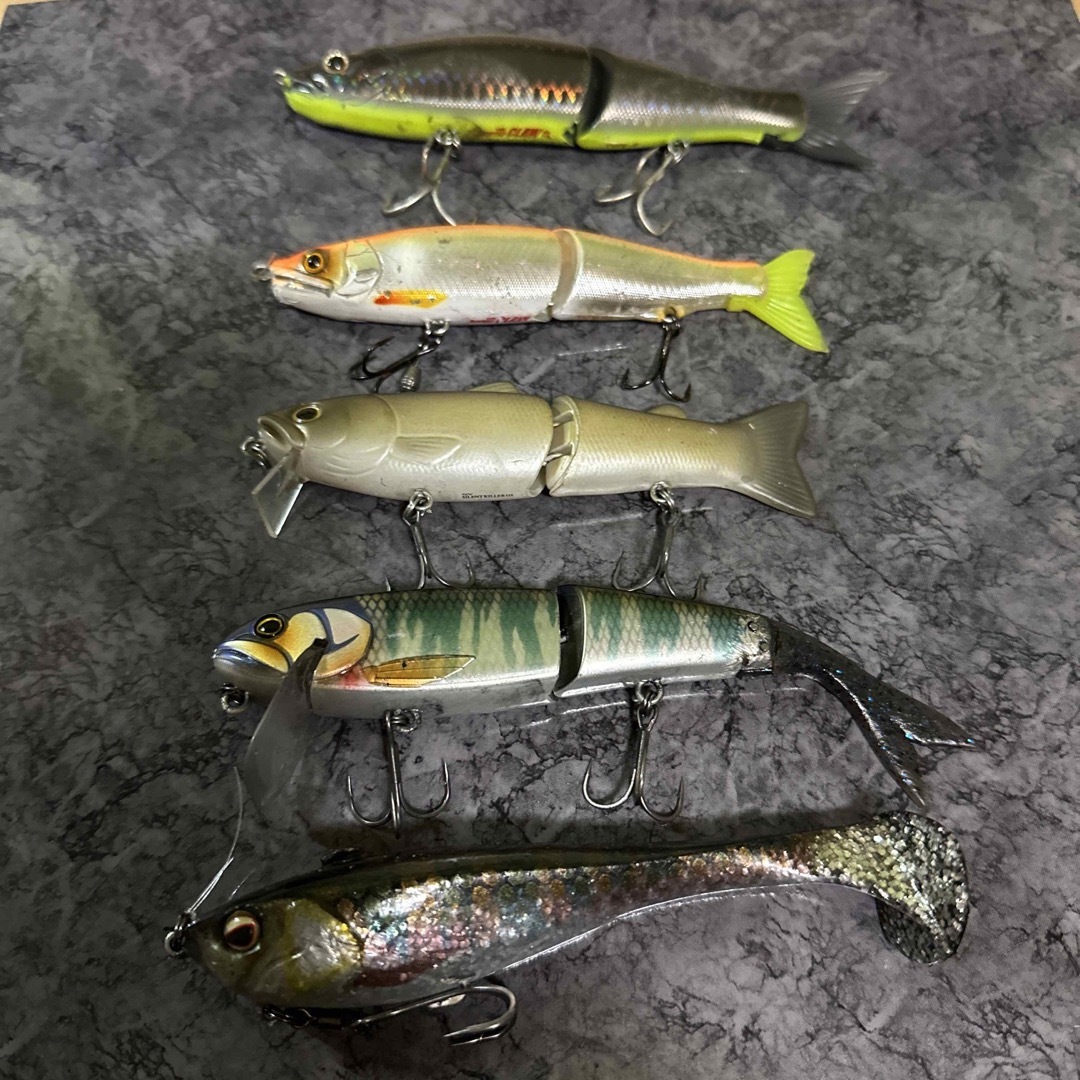 ☆バス釣り ルアー 引退セット 5点セット-