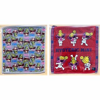 ヒステリックミニ(HYSTERIC MINI)のヒスミニ☆正規品☆新品☆ハンドタオル☆2枚セット☆ミニママ☆ダンシング☆11(その他)