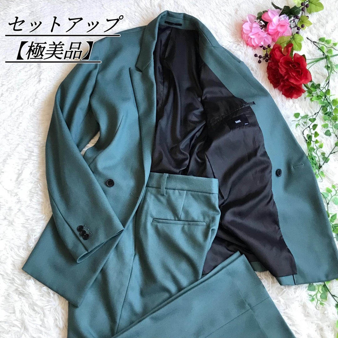 極美品☆HARE ハレ ビッグシルエット セットアップ スーツ ダブル