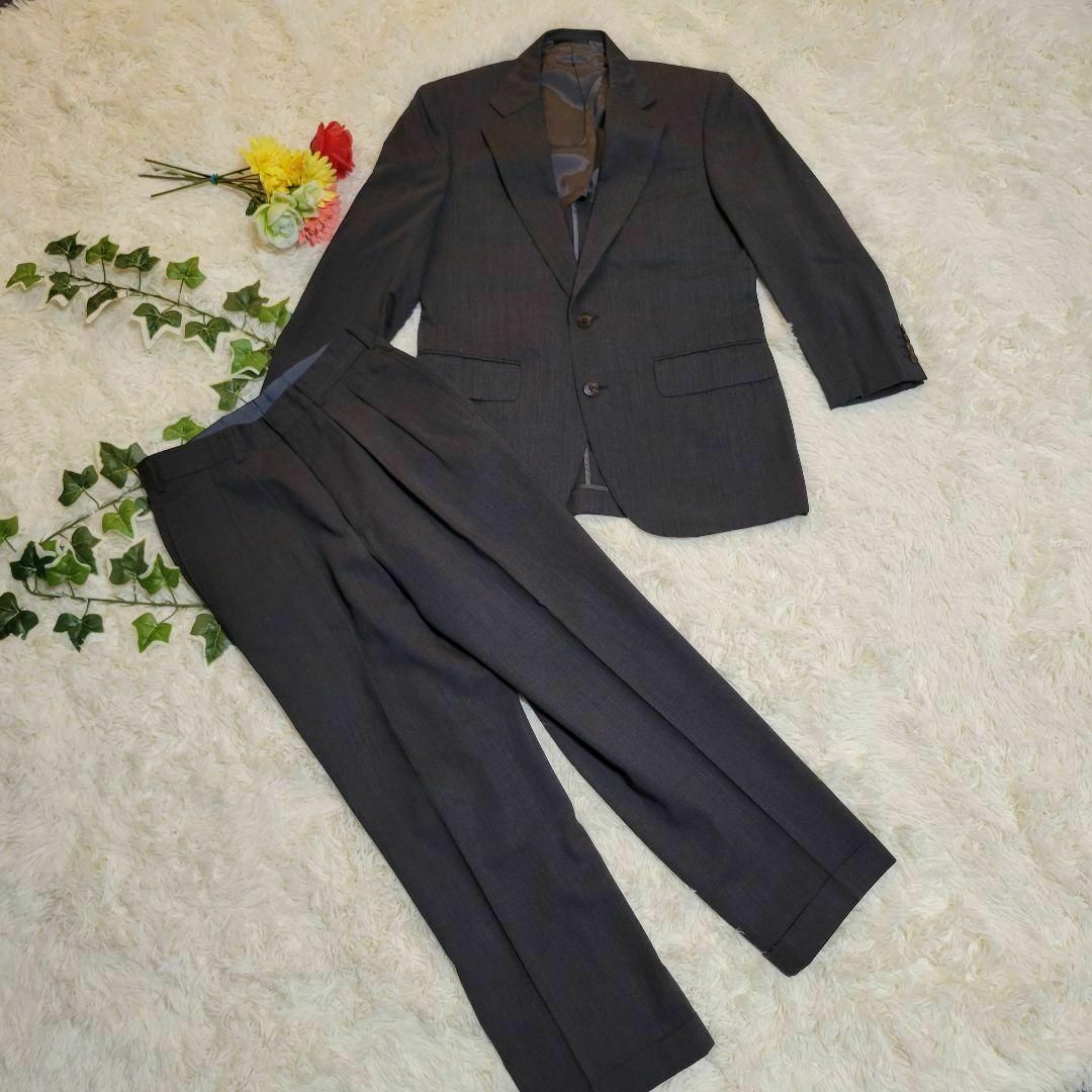 BURBERRY グレー 大人かっこいい スーツ セットアップ ジャケット