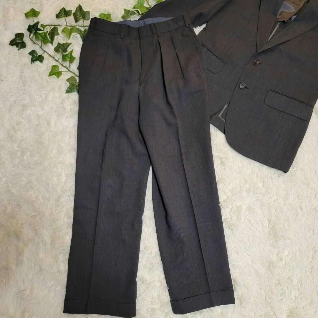 BURBERRY グレー 大人かっこいい スーツ セットアップ ジャケット